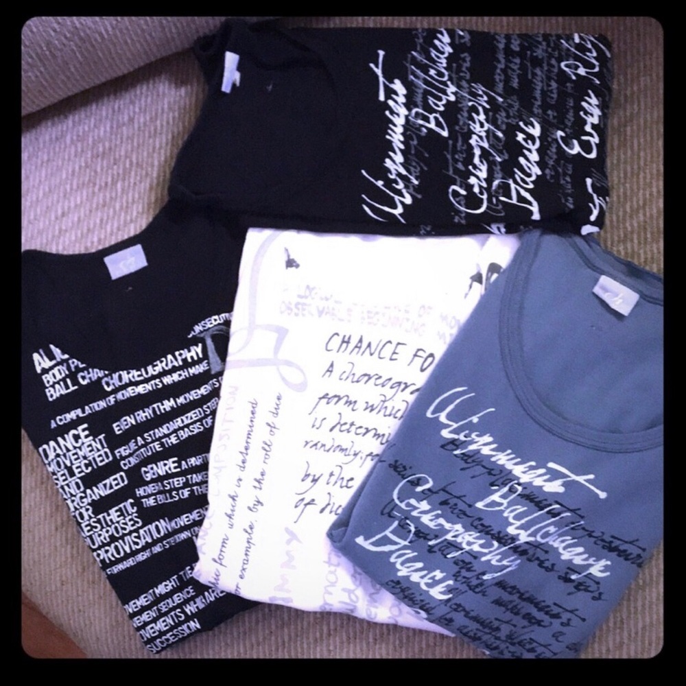 A bundle of sleeveless tshirts